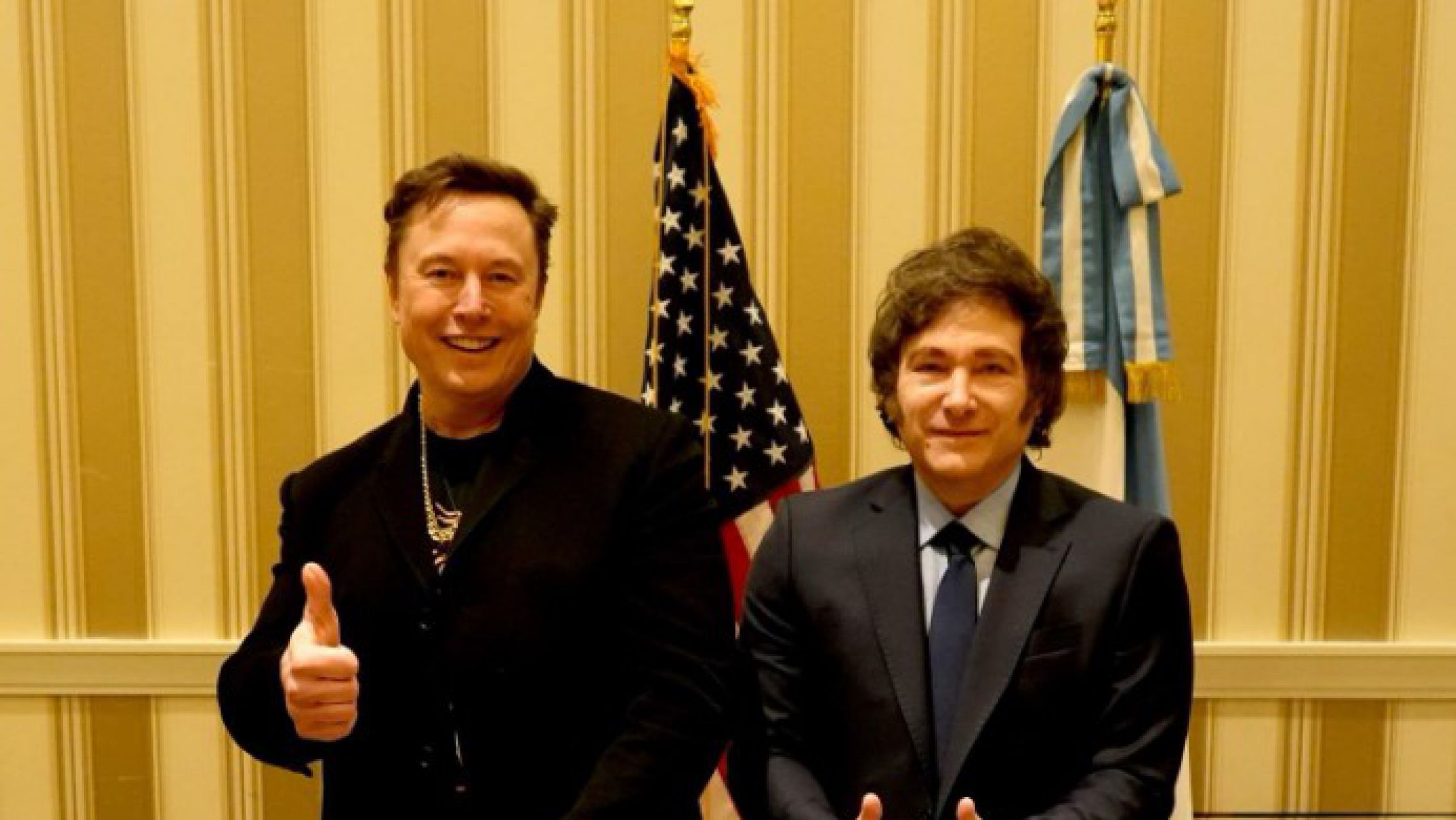 Milei se reunió con Elon Musk en su primera actividad oficial en EE. UU.